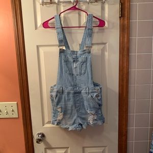 Denim Short Coveralls